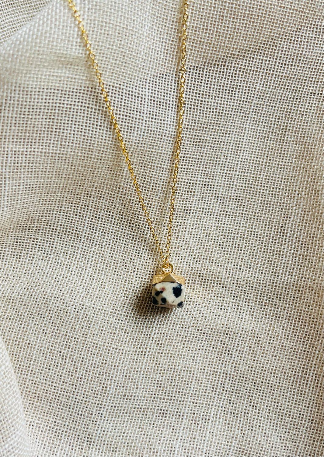 Ketting dalmatiër jaspis