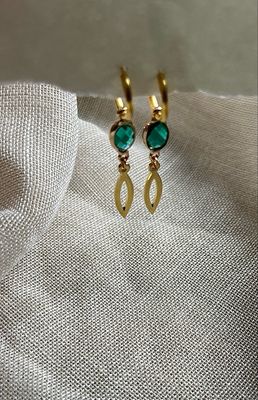 Oorbellen glasparel Oorbellen glasparel