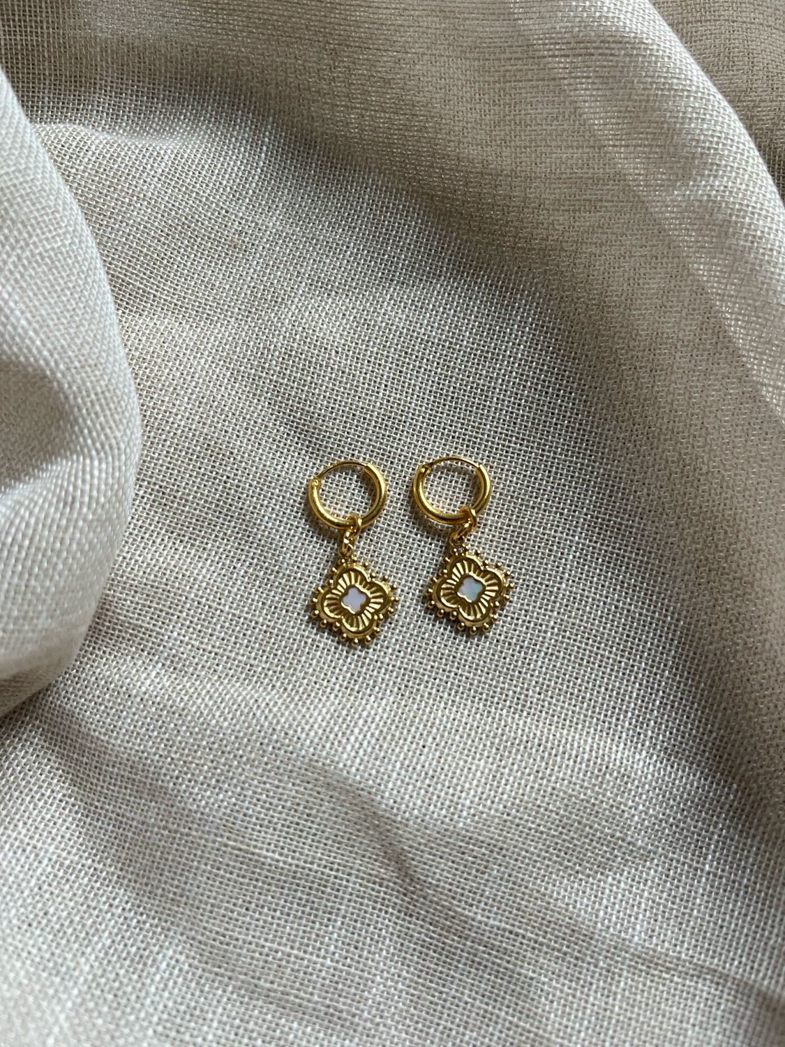 Oorbellen parelmoer Oorbellen parelmoer