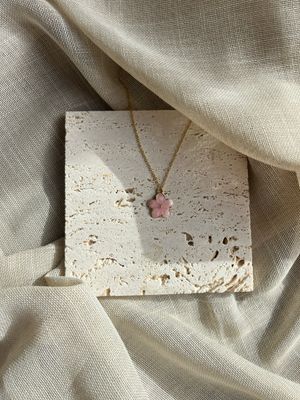 Ketting roze bloem