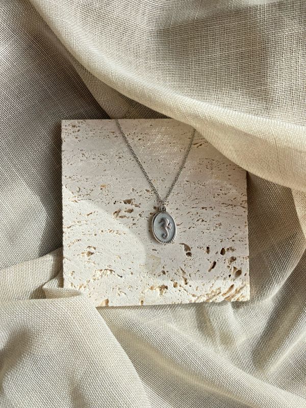 Ketting zeepaardje zilver