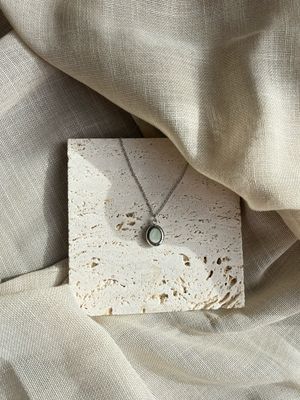 Ketting parelmoer zilver