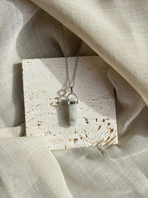 Ketting labradoriet zilver Ketting labradoriet zilver