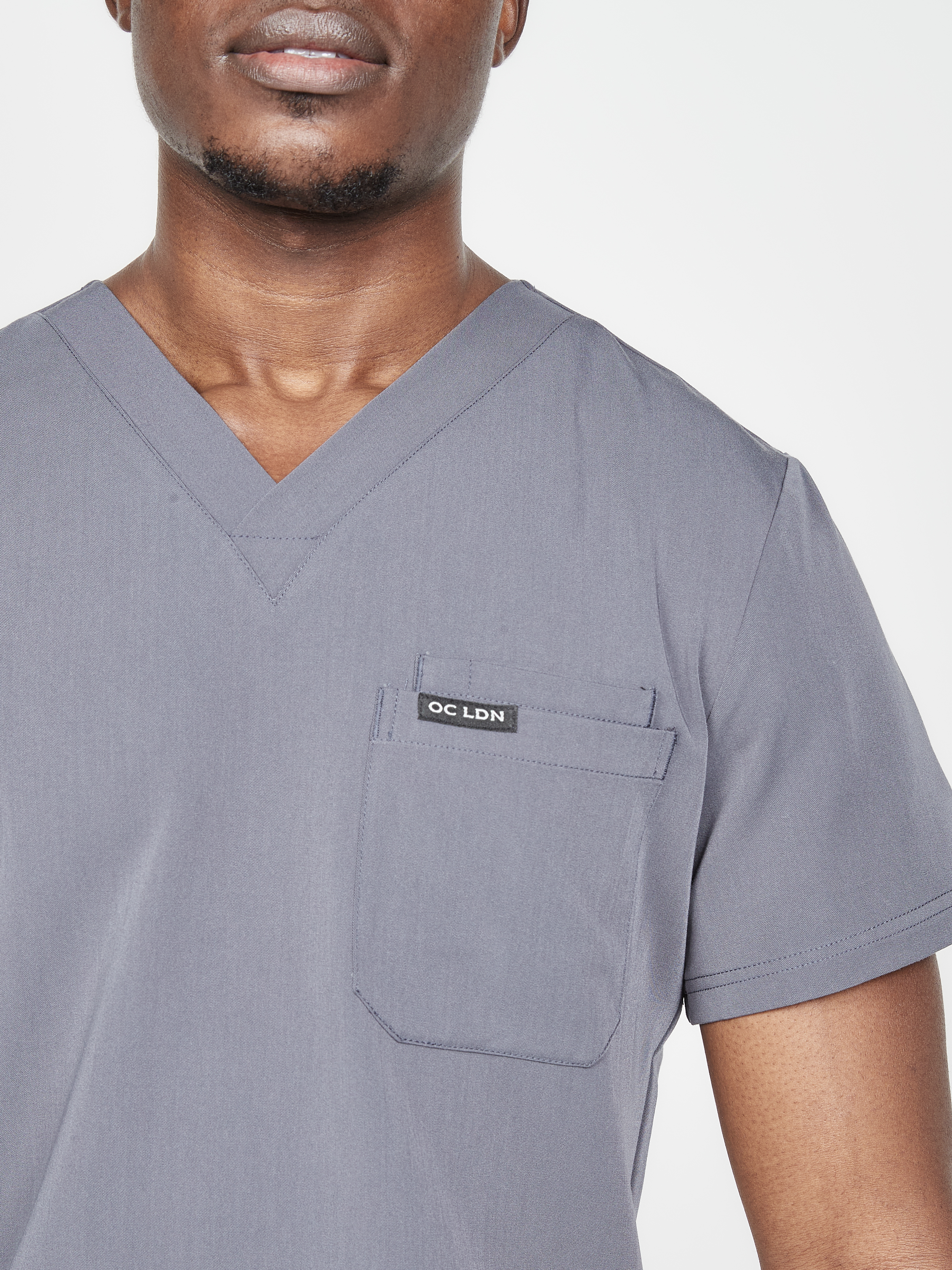 Men's Mercuri Scrub Top - Space Grey