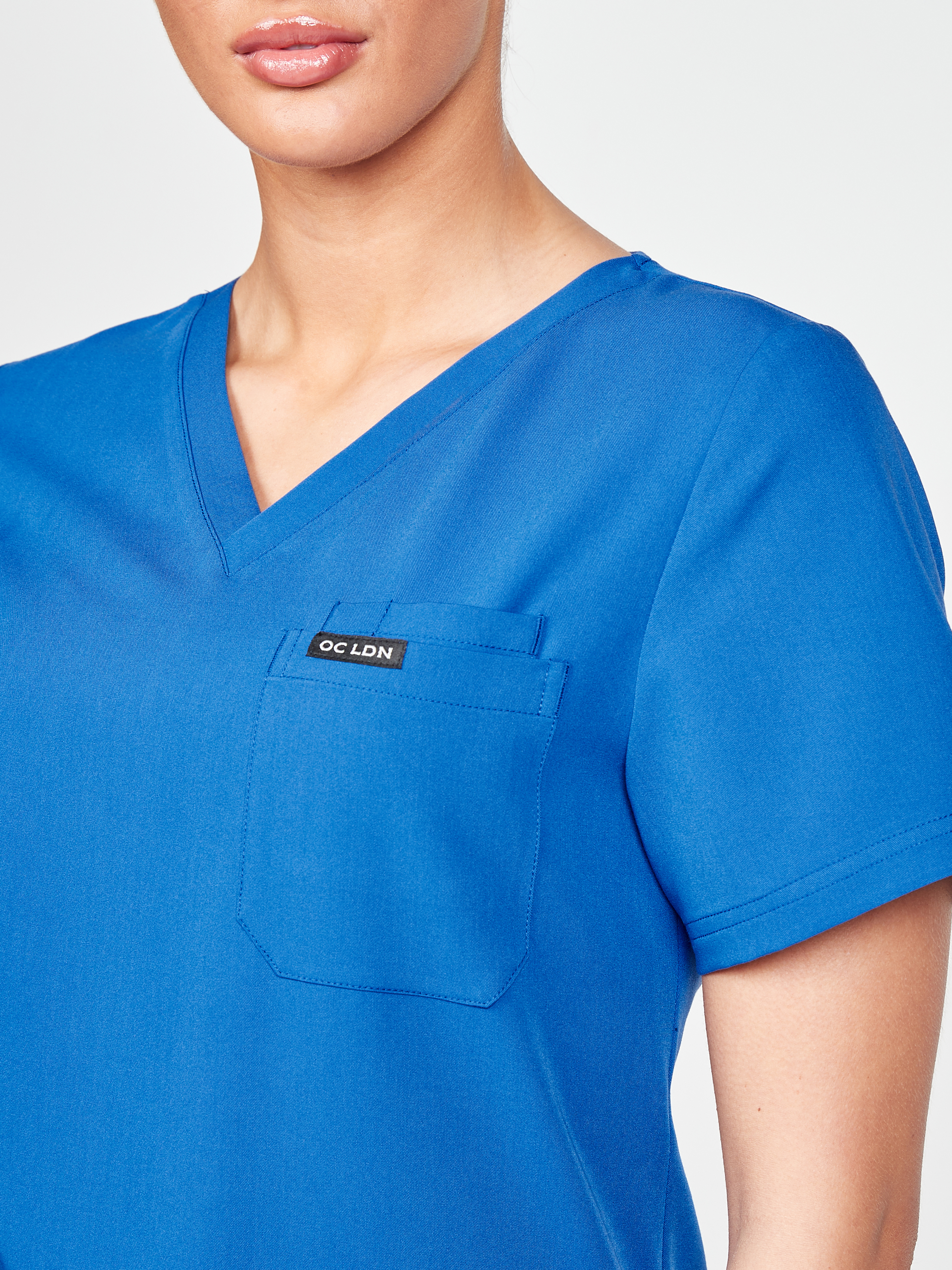 Women's Saturni Scrub Top - Royal Blue