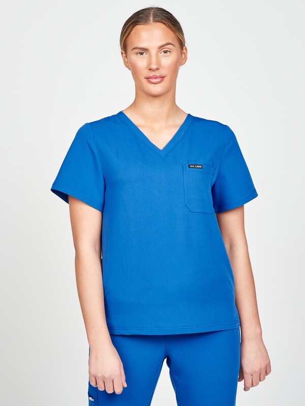 Women's Saturni Scrub Top - Royal Blue Women's Saturni Scrub Top - Royal Blue