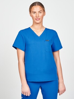 Women's Saturni Scrub Top - Royal Blue