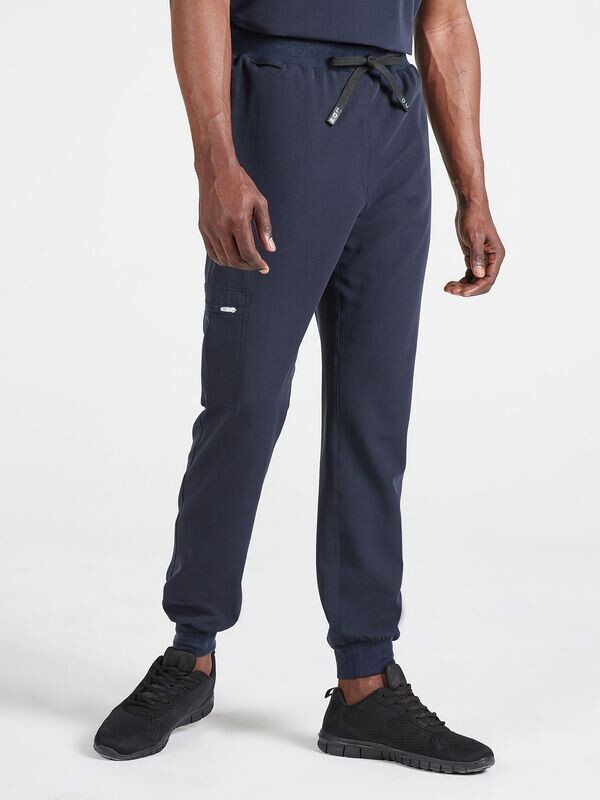 Men's Jovi Scrub Joggers - Navy Blue Men's Jovi Scrub Joggers - Navy Blue