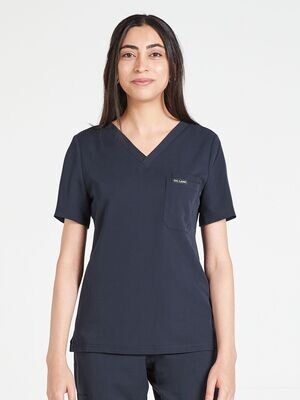 Women's Jovi Scrub Top - Navy Blue Women's Jovi Scrub Top - Navy Blue