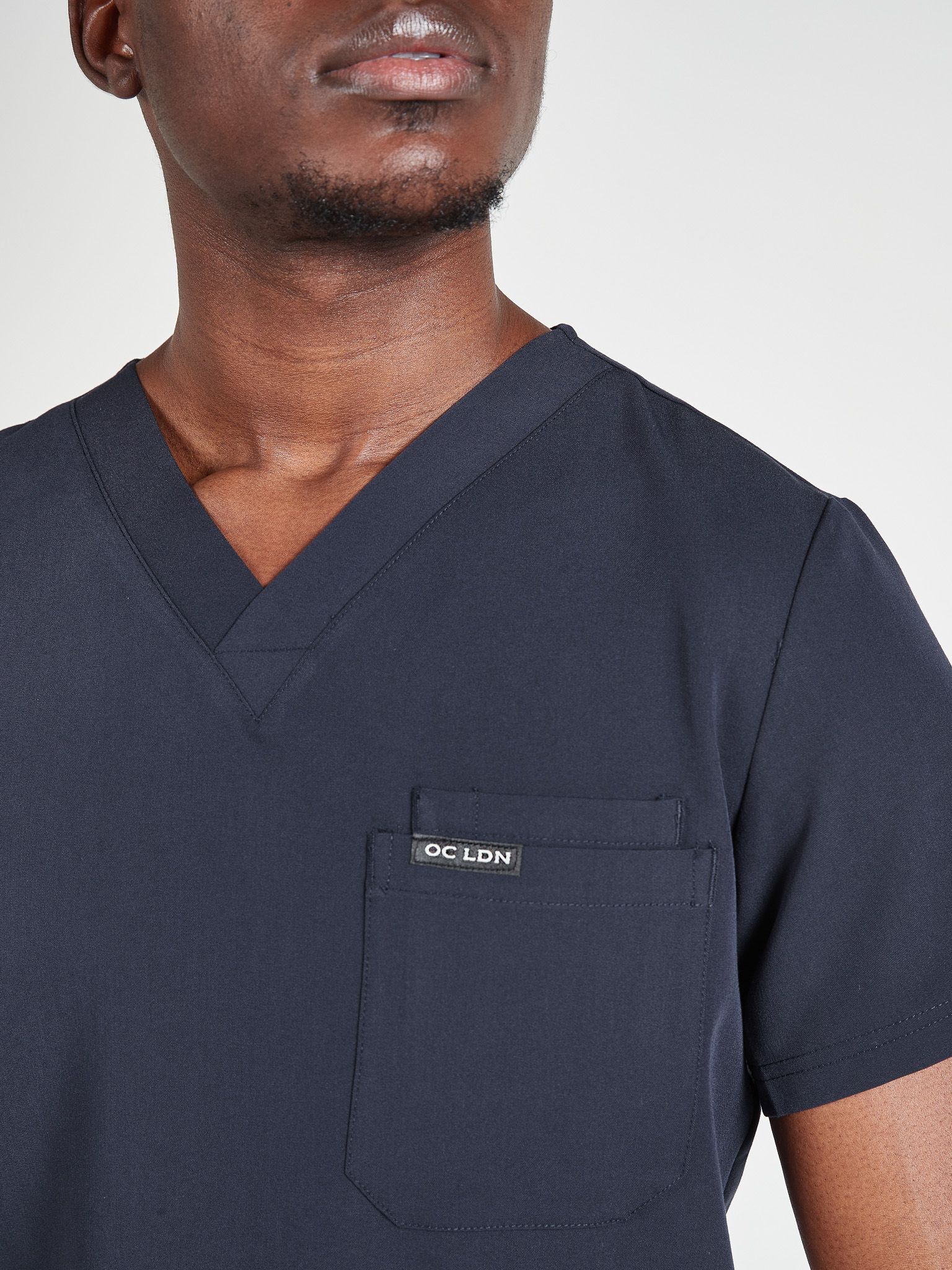 Men's Jovi Scrub Top - Navy Blue