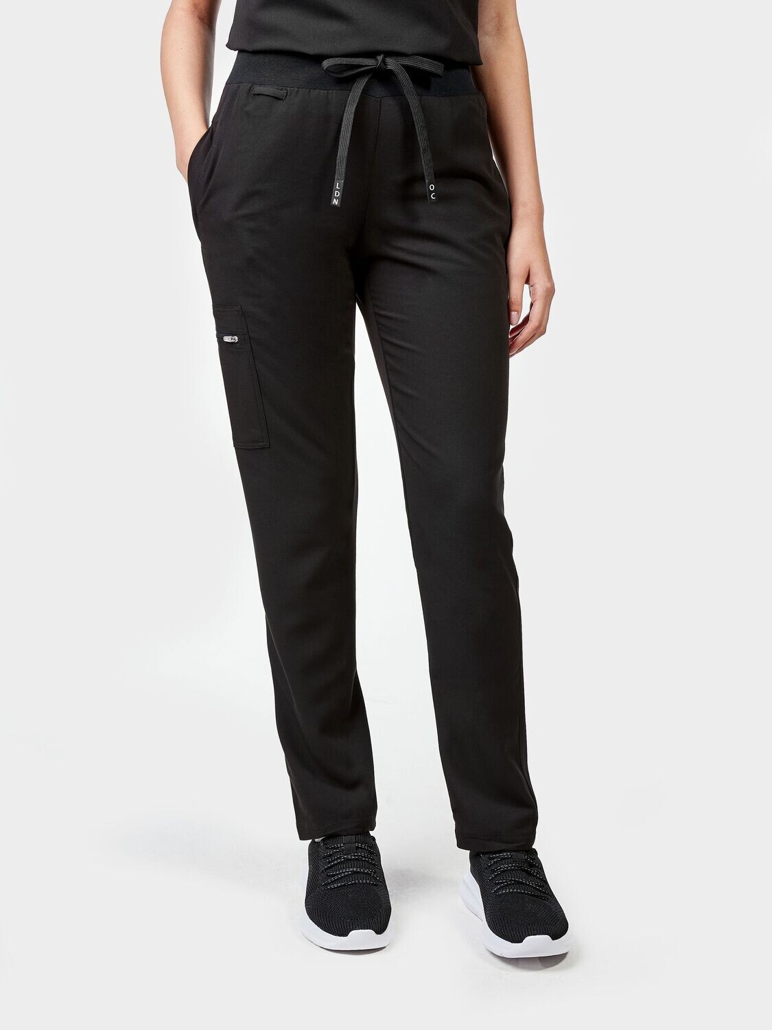 Women's Solis Scrub Trousers - Midnight Black