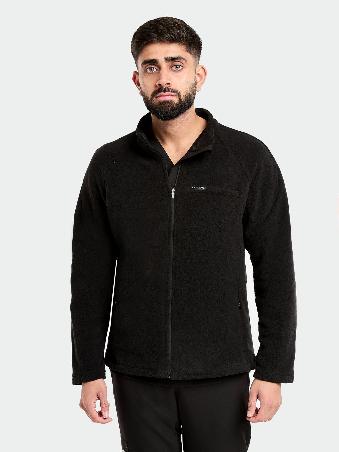Men's Fleece Jacket - Black