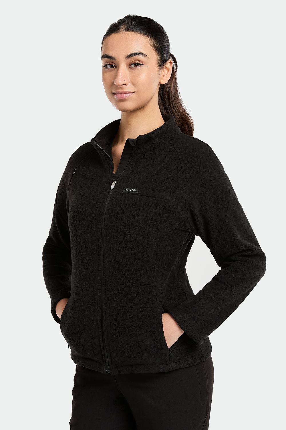 Women's Fleece Jacket - Black