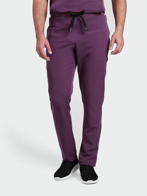 Men's Scrub Trousers - Wild Plum