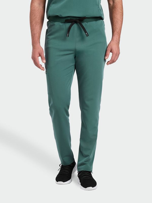 Men's Veneris Scrub Trousers - Forest Green