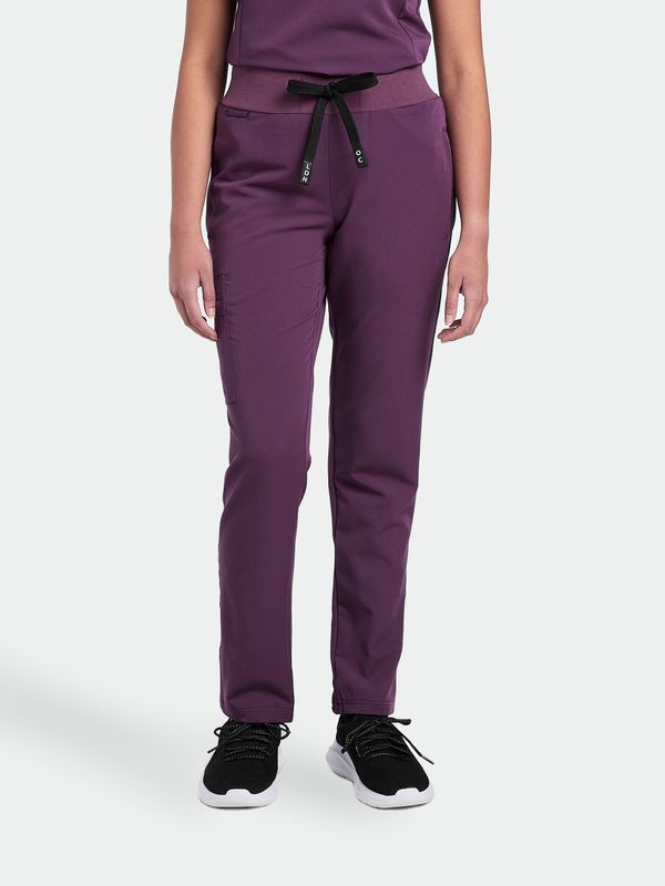 Women's Scrub Trousers - Wild Plum