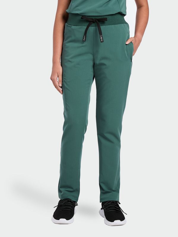Women's Veneris Scrub Trousers - Forest Green