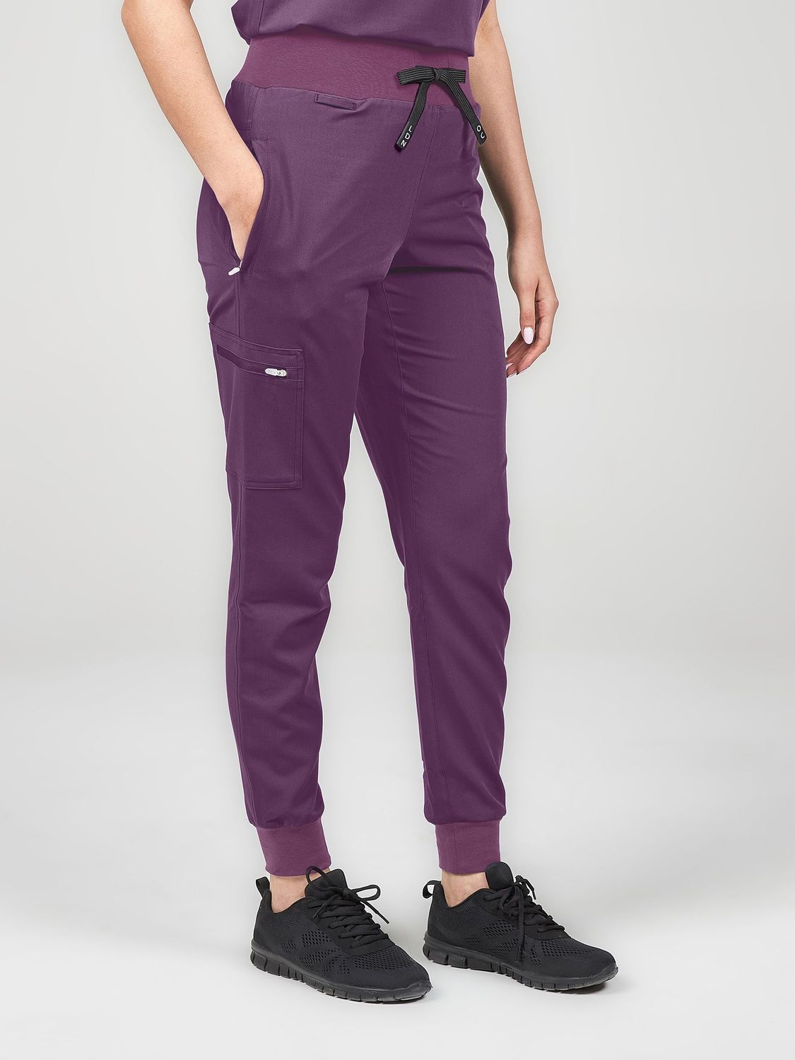 Women's Scrub Joggers - Wild Plum