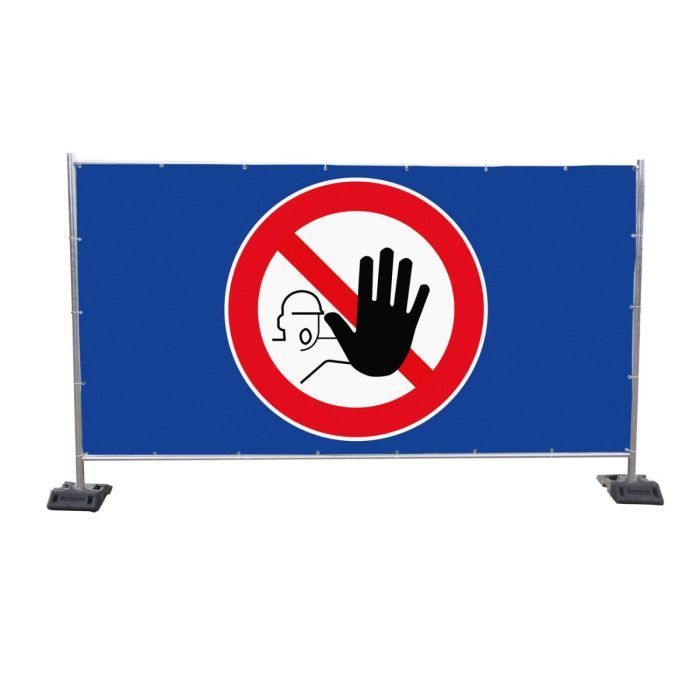 Bauzaunbanner Zutritt verboten