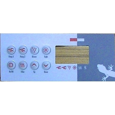 Overlay for TSC-8 Topside Control Pad - Gecko