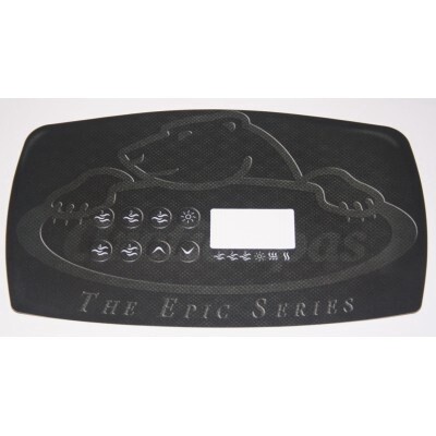 Overlay for TSC-80 Topside Control Pad 5 Pump Epic Series - Gecko