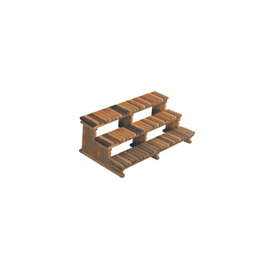 Step 72&quot; 3-Tier Cedar (Visscher)