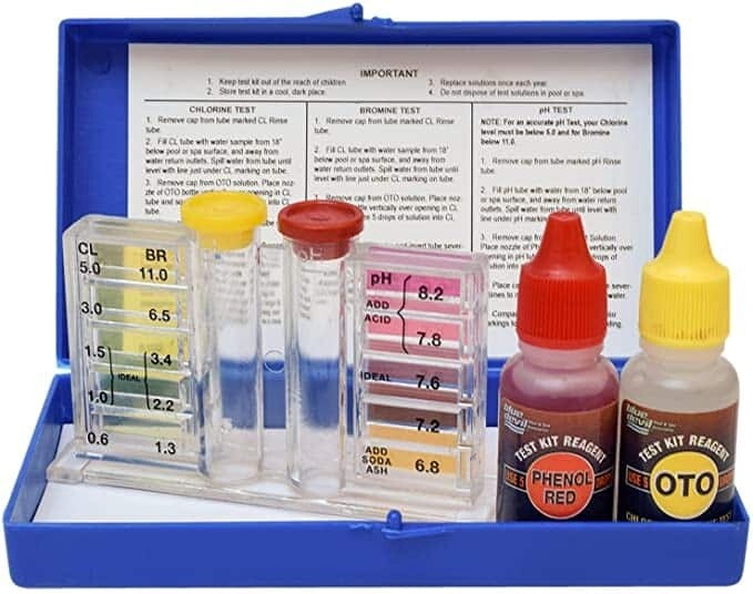 Deluxe Blue OTO Drop Test Kit 2 in 1 Duo Chlorine &amp; PH