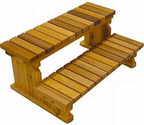 Cedar Step 64&quot; 2-Tier