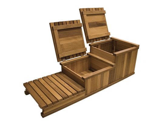 Storage Step 72&quot; Full Length Cedar (Visscher)