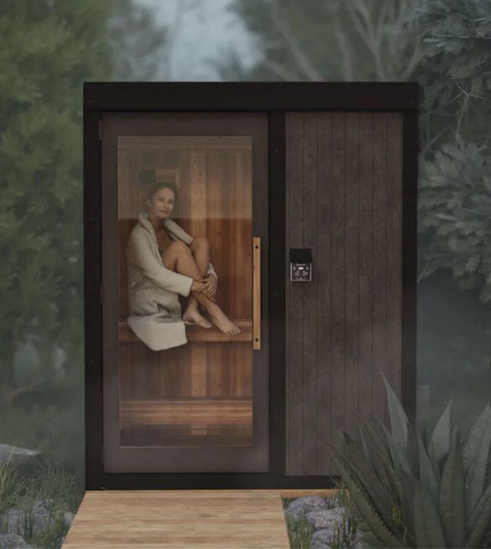 Visscher Outdoor 6' x 6' Cedar Sauna