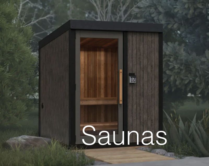 Visscher Outdoor 6' x 6' Cedar Sauna