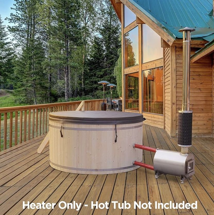 Wood Fire Hot Tub Heater
