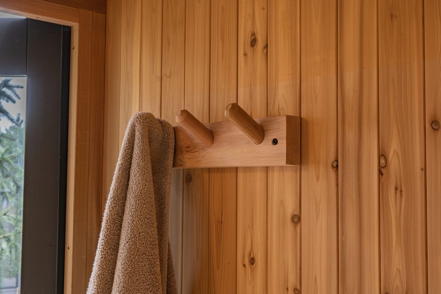Visscher Sauna Towel Rack