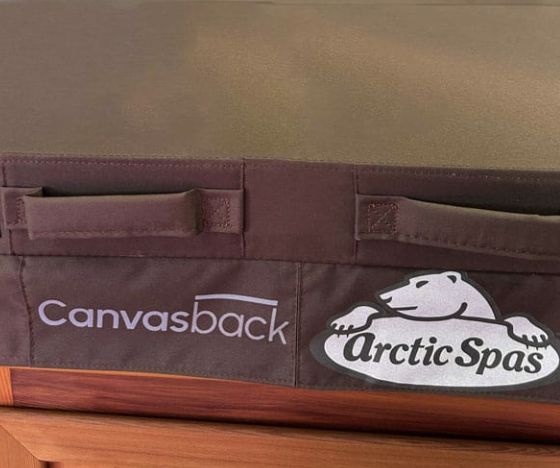 Arctic Spas 1/2 Cover Skin for Swim Spas 8 x 14 - Brown - Canvas