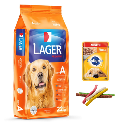 Lager Adulto 22kg + Regalos