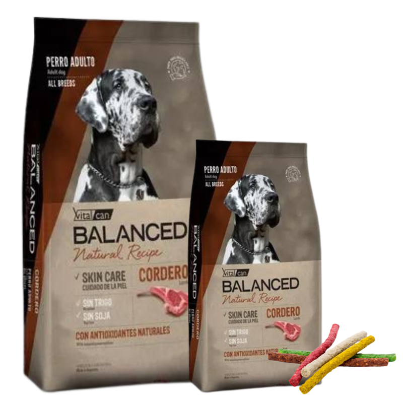 Balanced Cordero Perros Adultos 15kg + 3kg Gratis