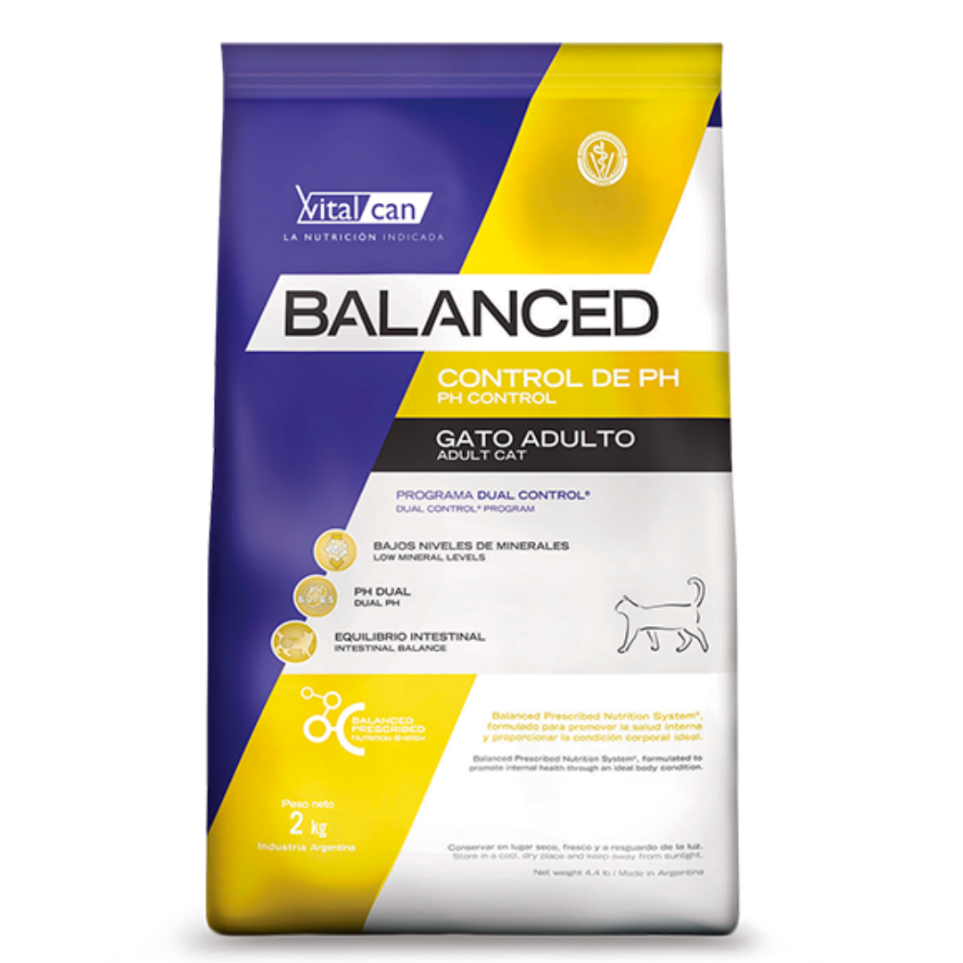 Balanced Gatos Adultos Control PH 2kg