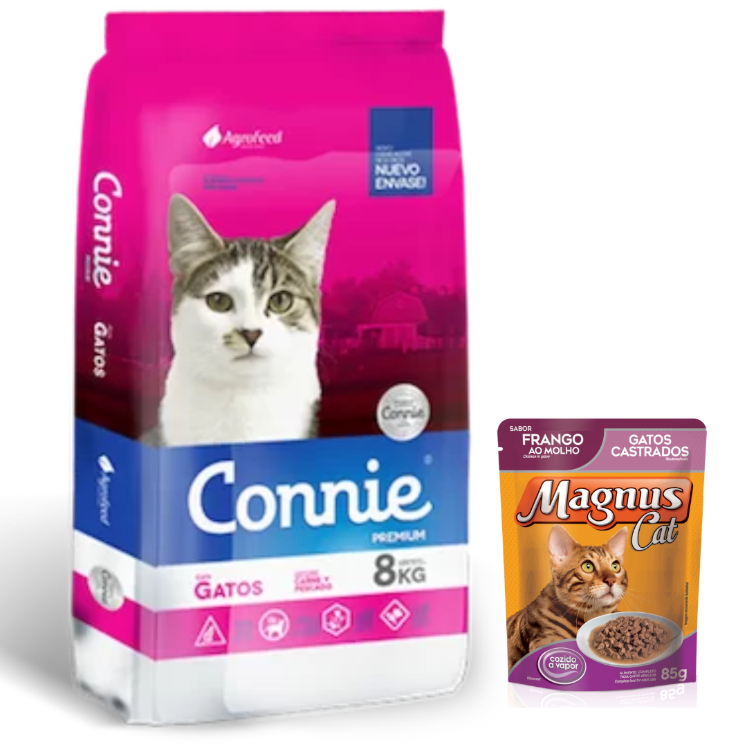 Connie Gatos Adultos 8kg + Regalo