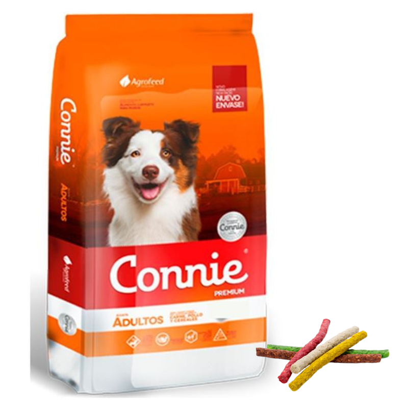 Connie Perros Adultos 8kg + Snacks