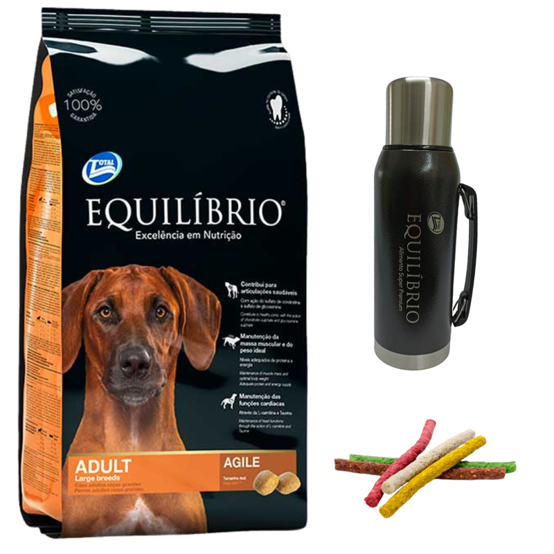 Equilibrio Adulto Raza Grande 15kg + Regalos