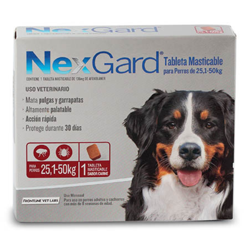 Nexgard 25-50kg 1 Tableta Masticable