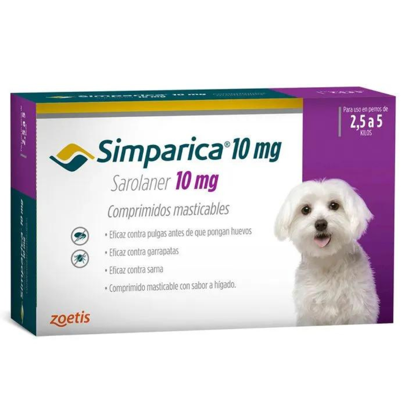 Simparica 2.5-5kg  CAJA x 3 UN