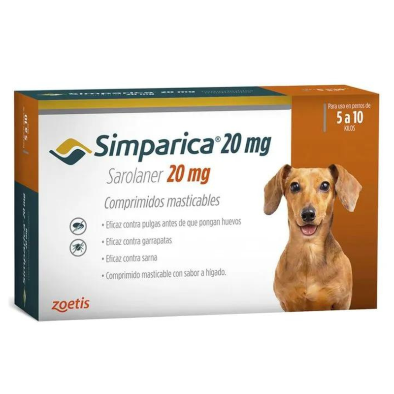Simparica 5-10kg  CAJA x3un.