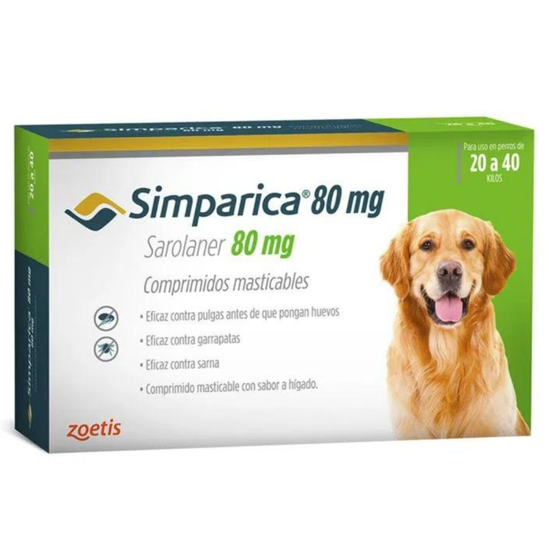 Simparica 20-40kg CAJA x3 un