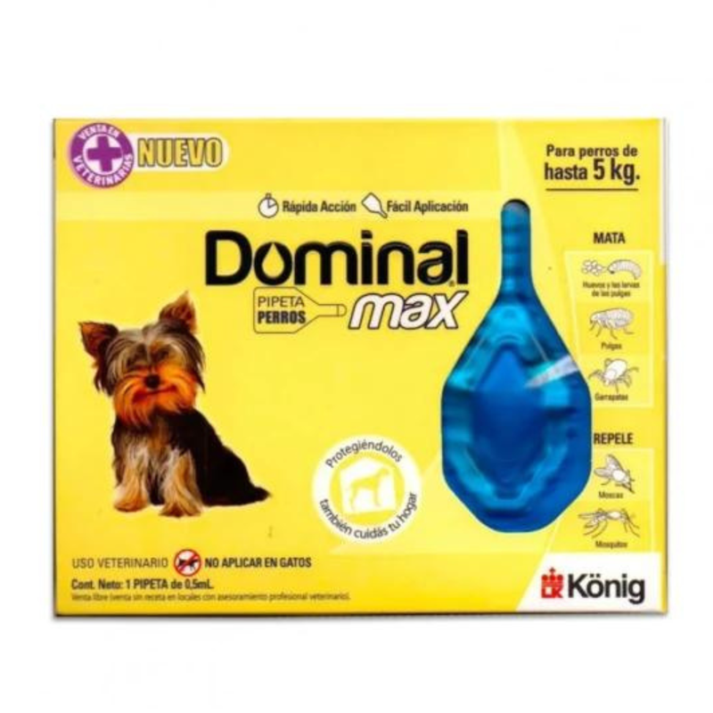 Dominal Max Pipeta Perros Hasta 5kg