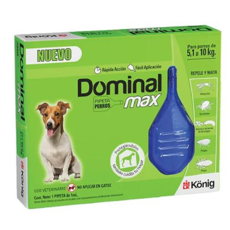 Dominal Max Pipeta Perros 5 a 10kg