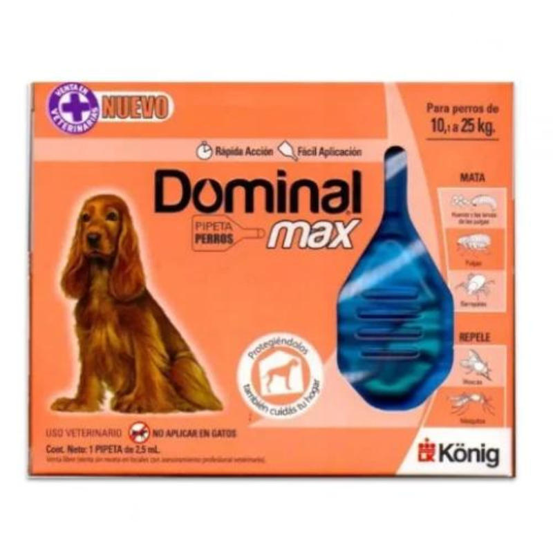 Dominal Max Pipeta Perros 10 a 25kg