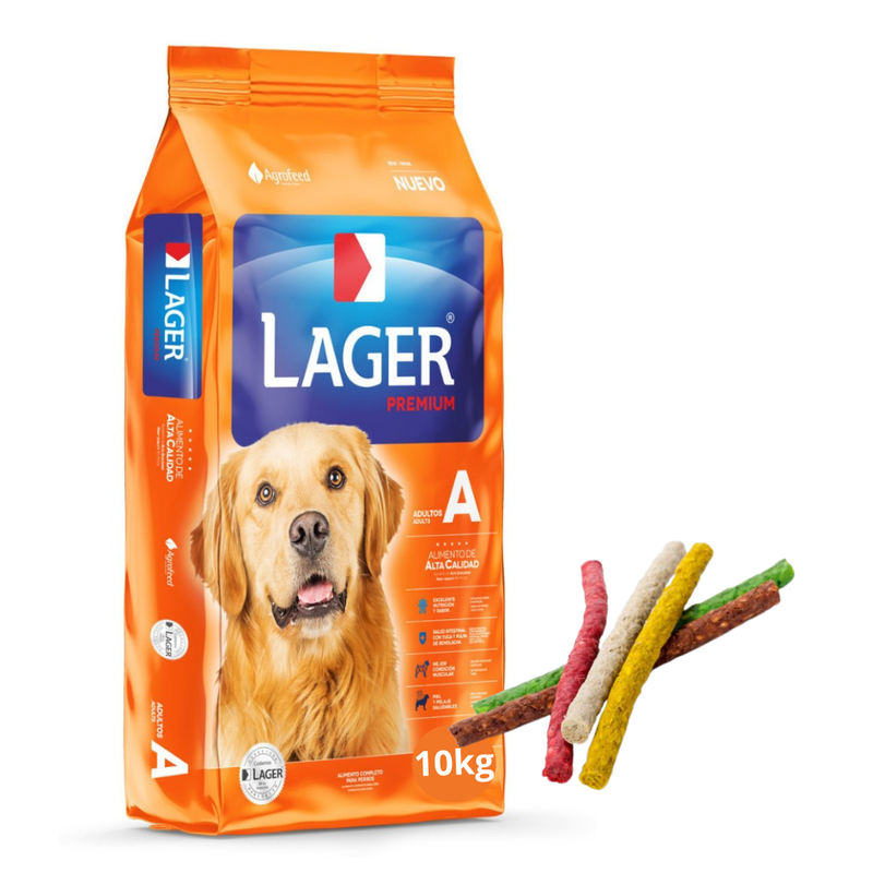 Lager Adulto 10kg + Snacks