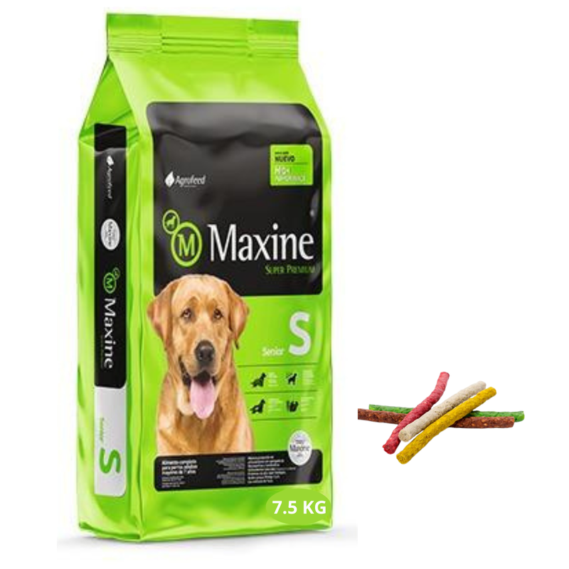 Maxine Senior 7.5kg + Snacks