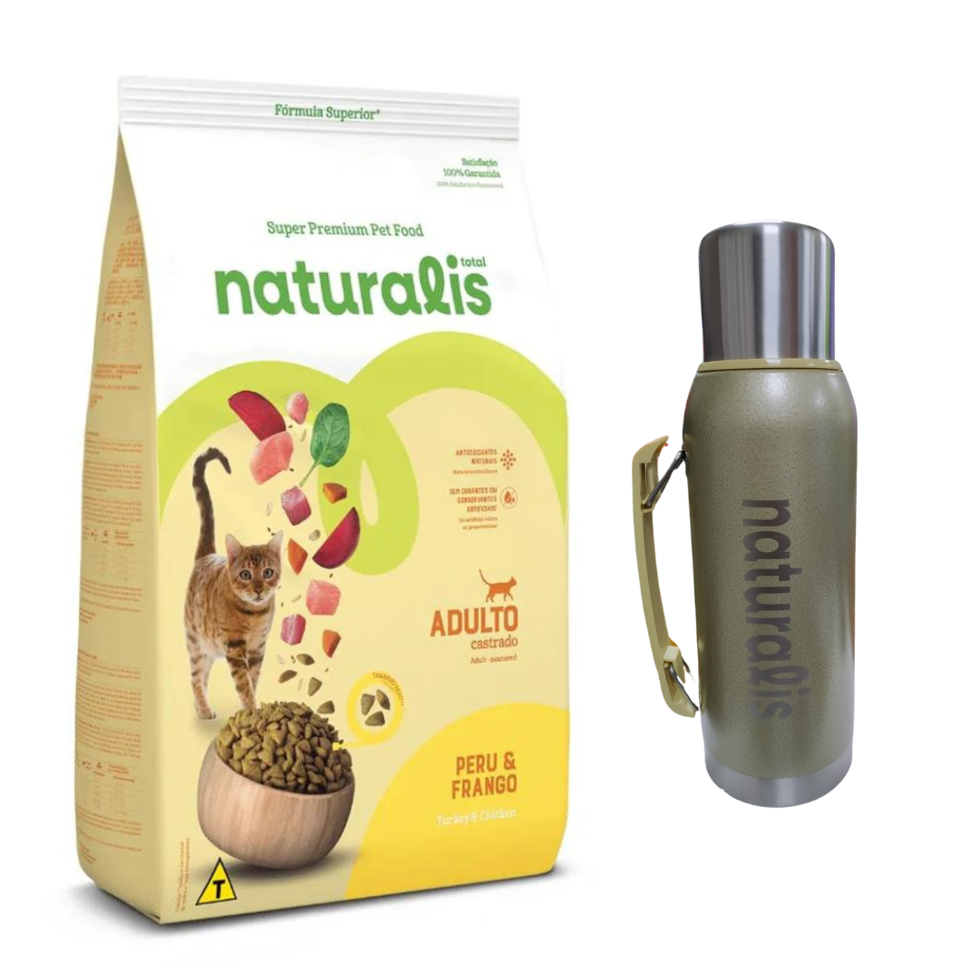 Naturalis Gatos Adultos Castrados 7.5kg + Regalo